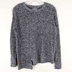 Velvet | Gray Knit Asymmetrical Sweater - K10
